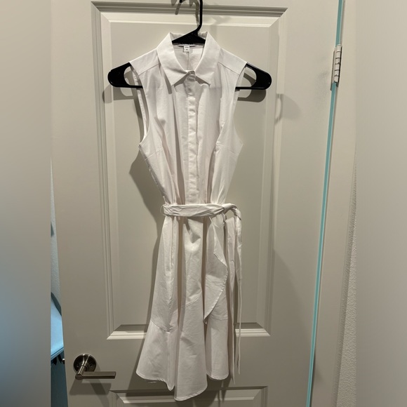Express White Portofino Ruffle Dress - Picture 5 of 5